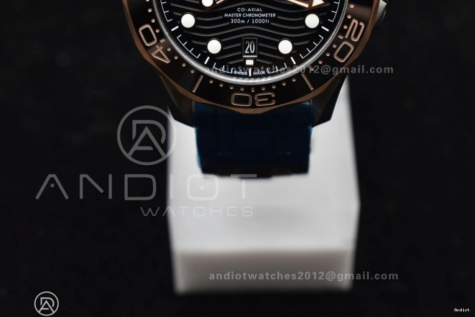 Seamaster A8800 Edition Bracelet Dial on Diver Black SS 1:1 VSF RG Best Ceramic 300M SS Black 1125